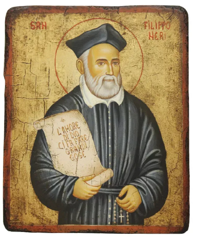 Icona di San Filippo Neri — Arte Sacra Marchetti