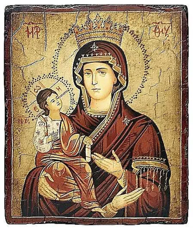 Icona della Beata Vergine delle Tre Mani — Arte Sacra Marchetti
